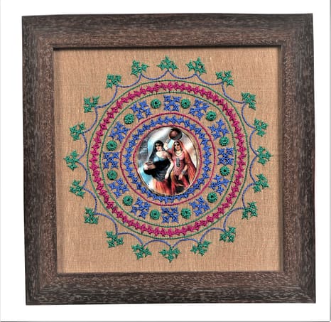 Panihari 2 - Hand Embroidered Wall Hanging
